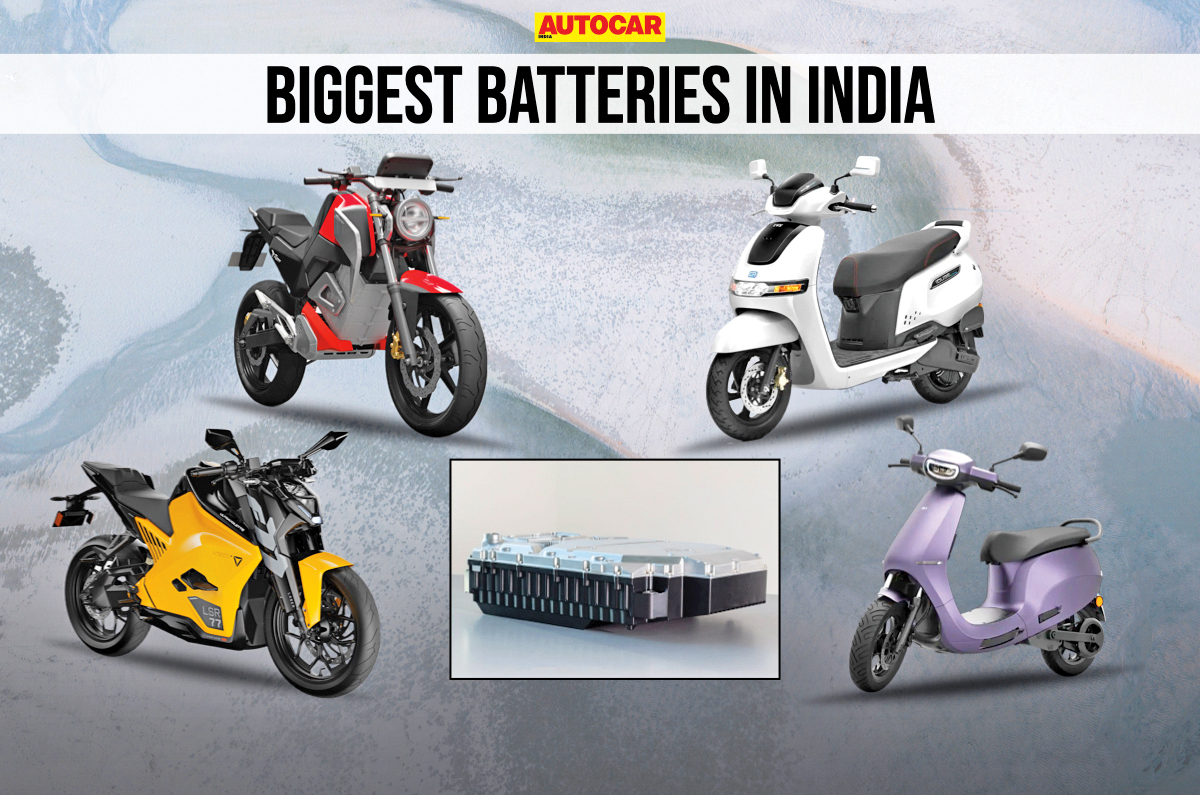 tvs iqube st, ola s1 pro, biggest battery in India Autocar India